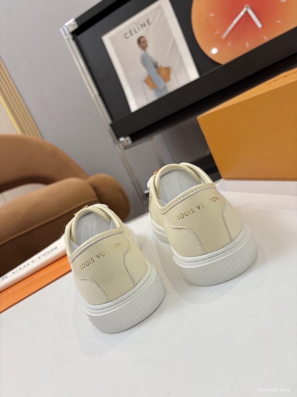 Louis Vuitton Lagoon Series Thick Sole Denim Monogram Skate Sneakers - AS00300