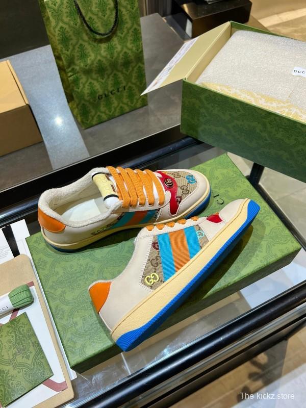 Gucci Distressed Sneakers 2025 SS Collection with Retro Design and Comfort Features - AS00270
